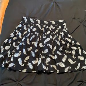 paisley print mini skirt from PacSun